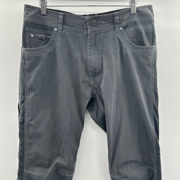 KÜHL Other - Kuhl Rydr Men Pants 34x32 Charcoal Gray Articulated Knee Hiking Outdoor RN108846